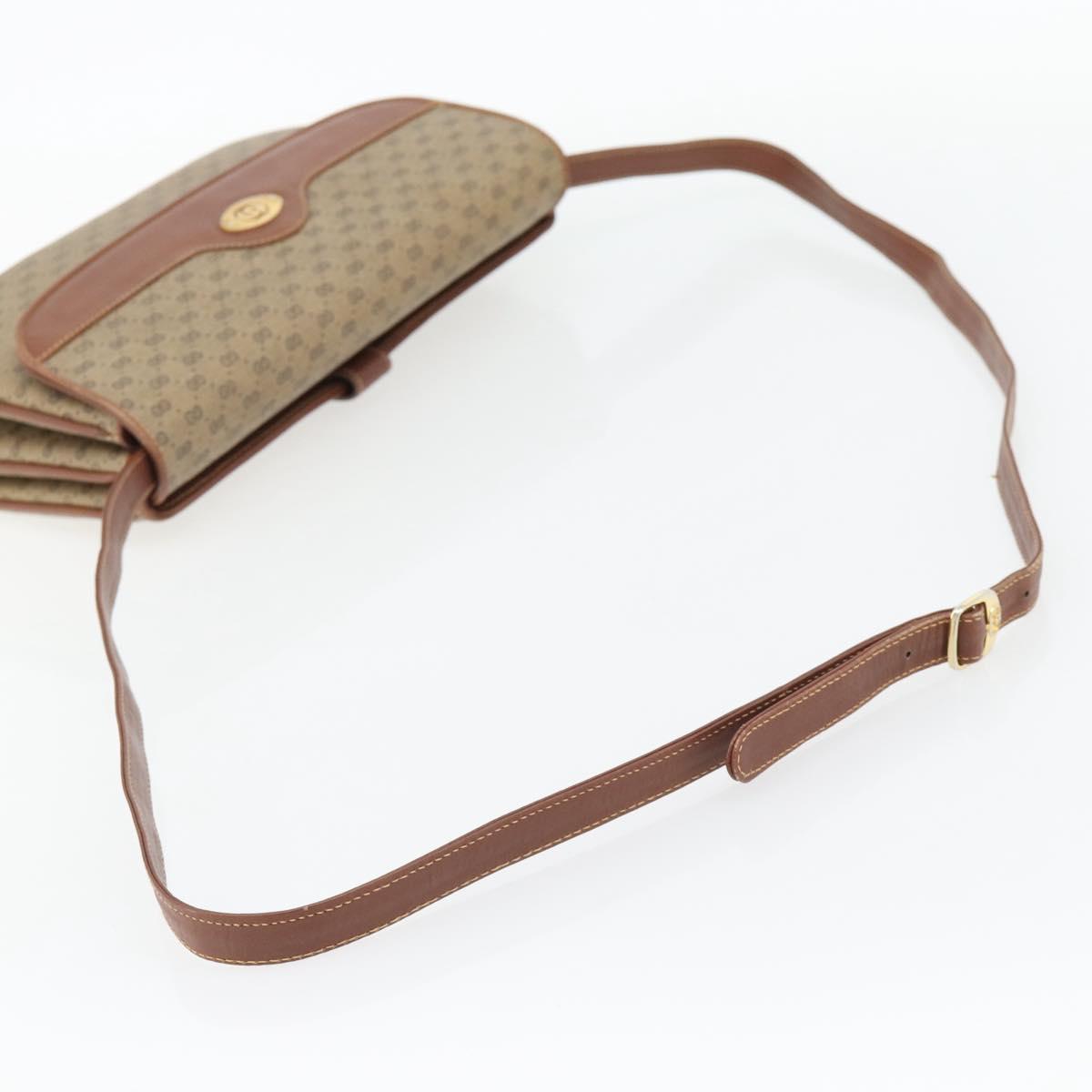 GUCCI Micro GG Supreme Shoulder Bag PVC Beige Gold 004 106 0024 Auth ka4373
