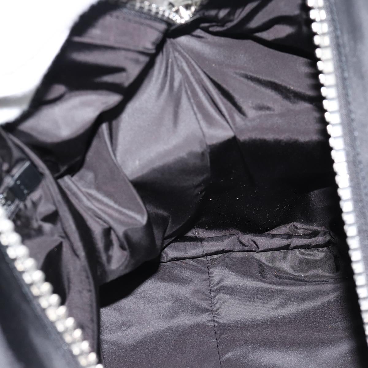 GIVENCHY G Zip Backpack Nylon Black Silver Auth ka4379M