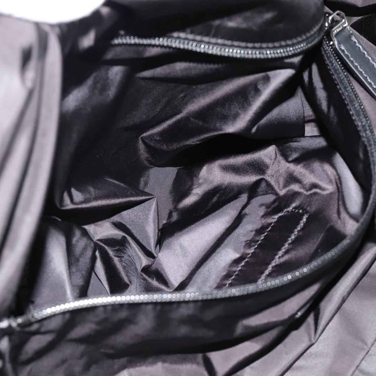GIVENCHY G Zip Backpack Nylon Black Silver Auth ka4379M
