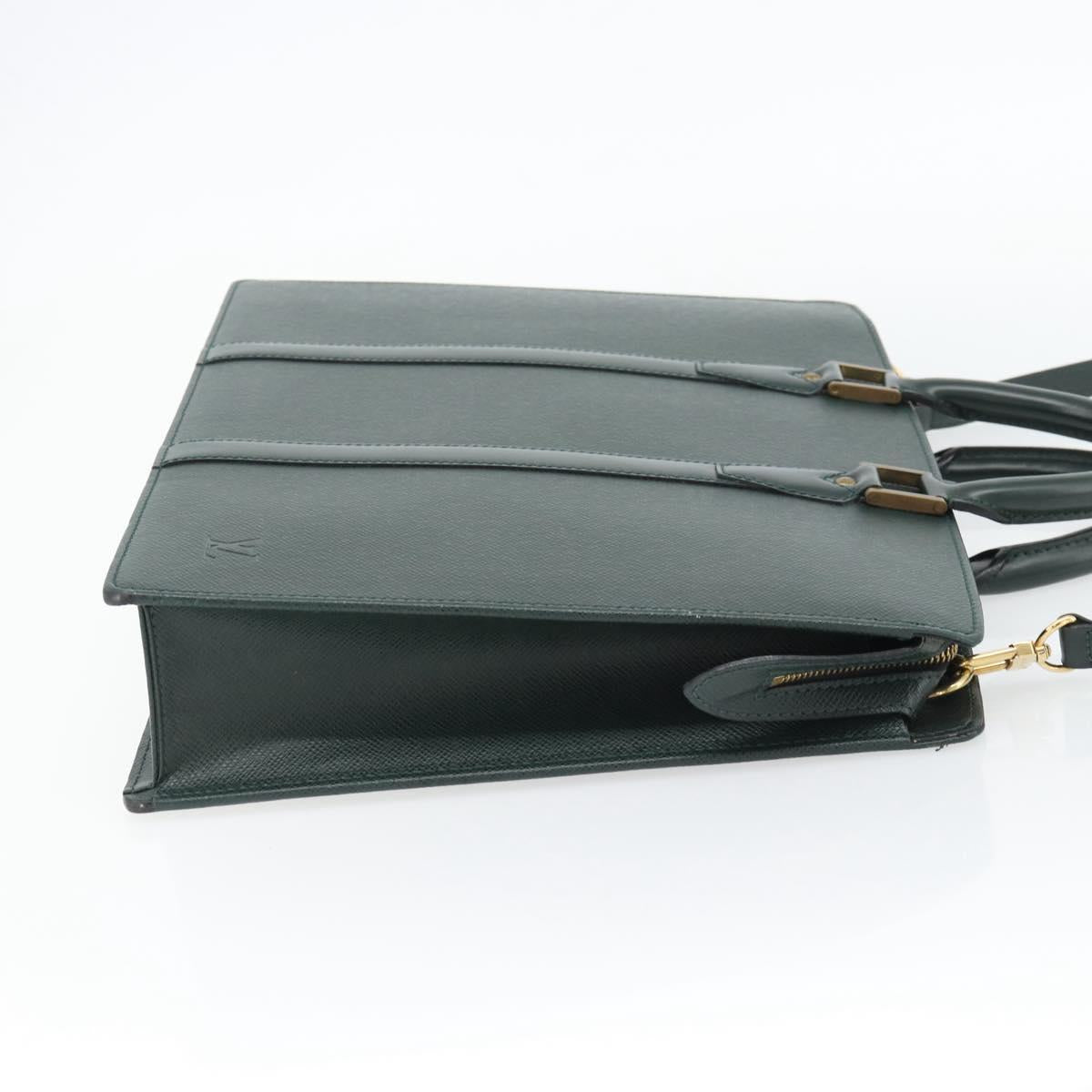 LOUIS VUITTON Taiga Porte Documents Rozan Bag Epicea M30054 LV Auth ka4381