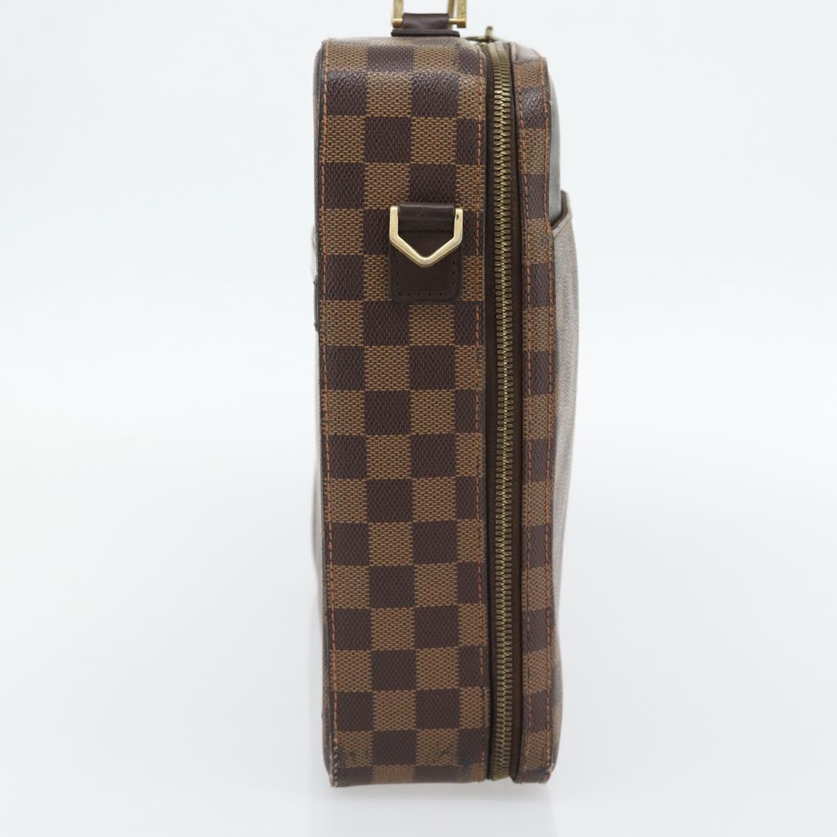 LOUIS VUITTON Damier Ebene Porto Ordinatur Sabana Bag 2way N58020 Auth ka4382