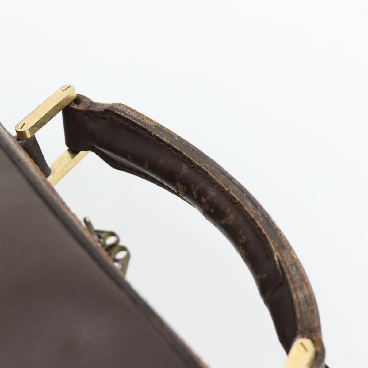 LOUIS VUITTON Damier Ebene Porto Ordinatur Sabana Bag 2way N58020 Auth ka4382