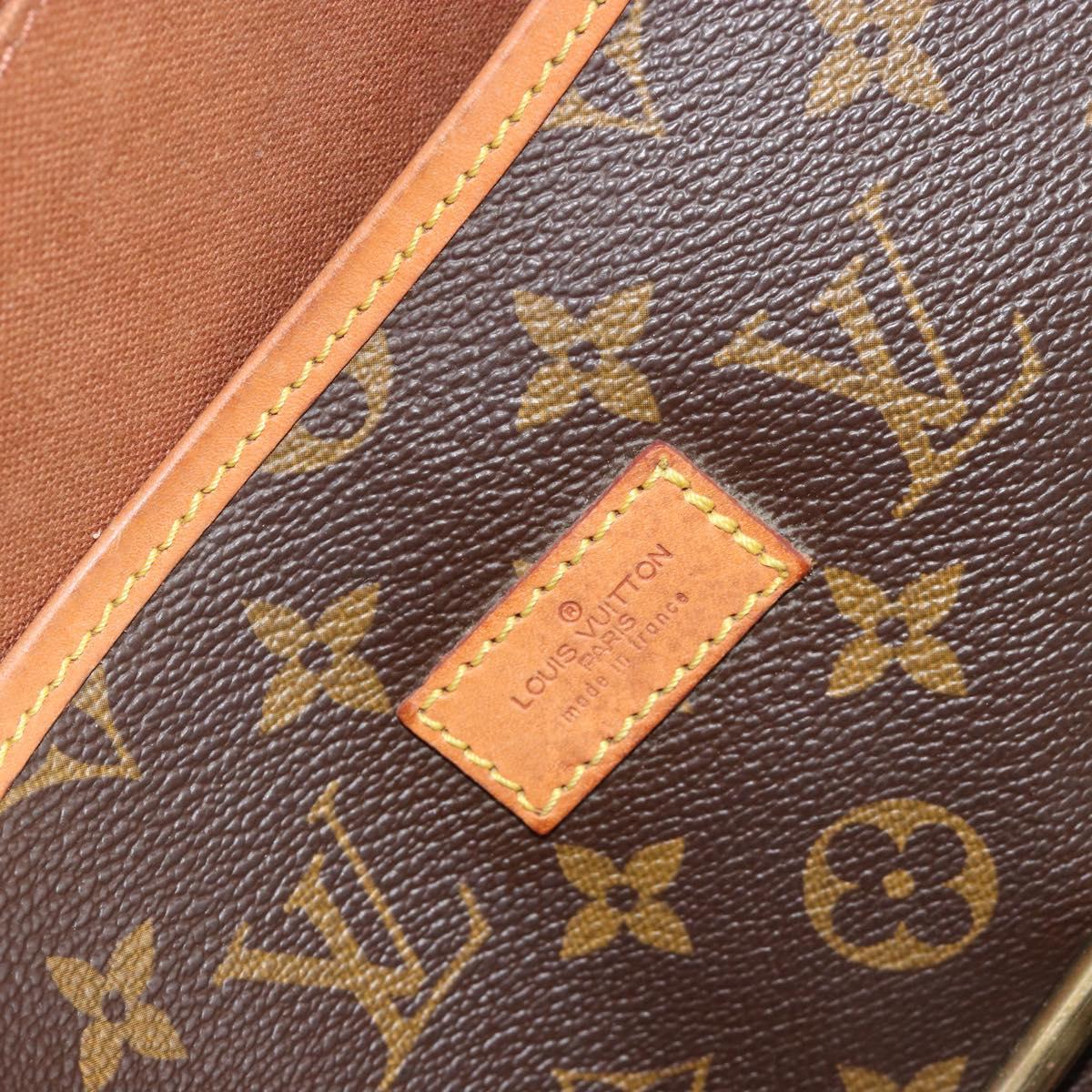 LOUIS VUITTON Monogram Saumur 35 Shoulder Bag M42254 LV Auth ka4390