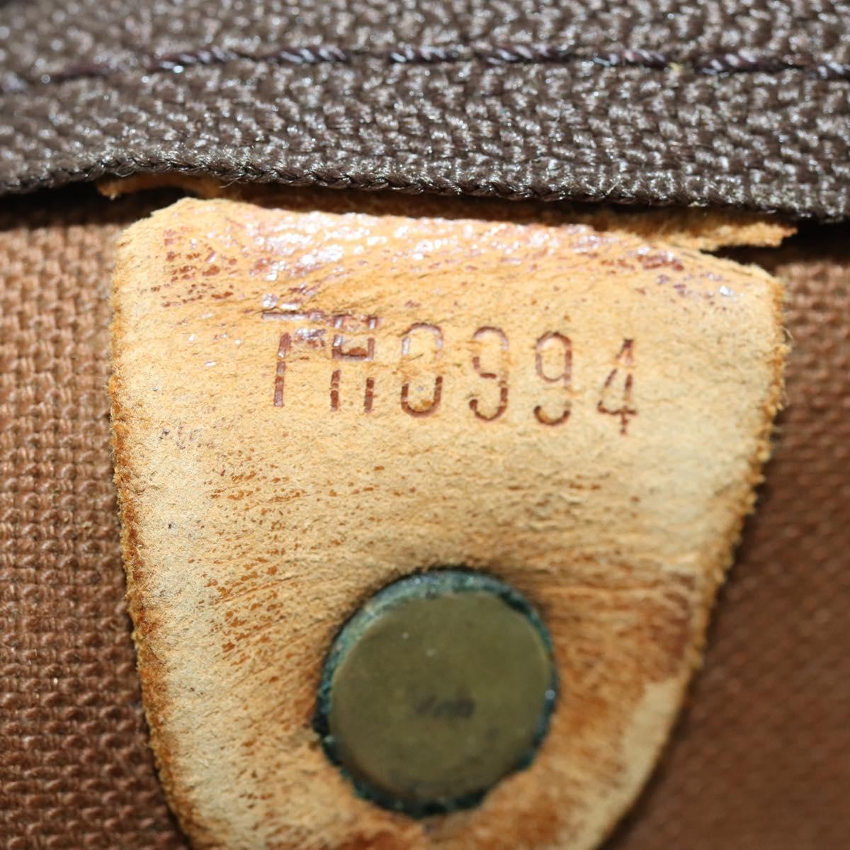 LOUIS VUITTON Monogram Keepall Bandouliere 55 Boston Bag M41414 LV Auth ka441