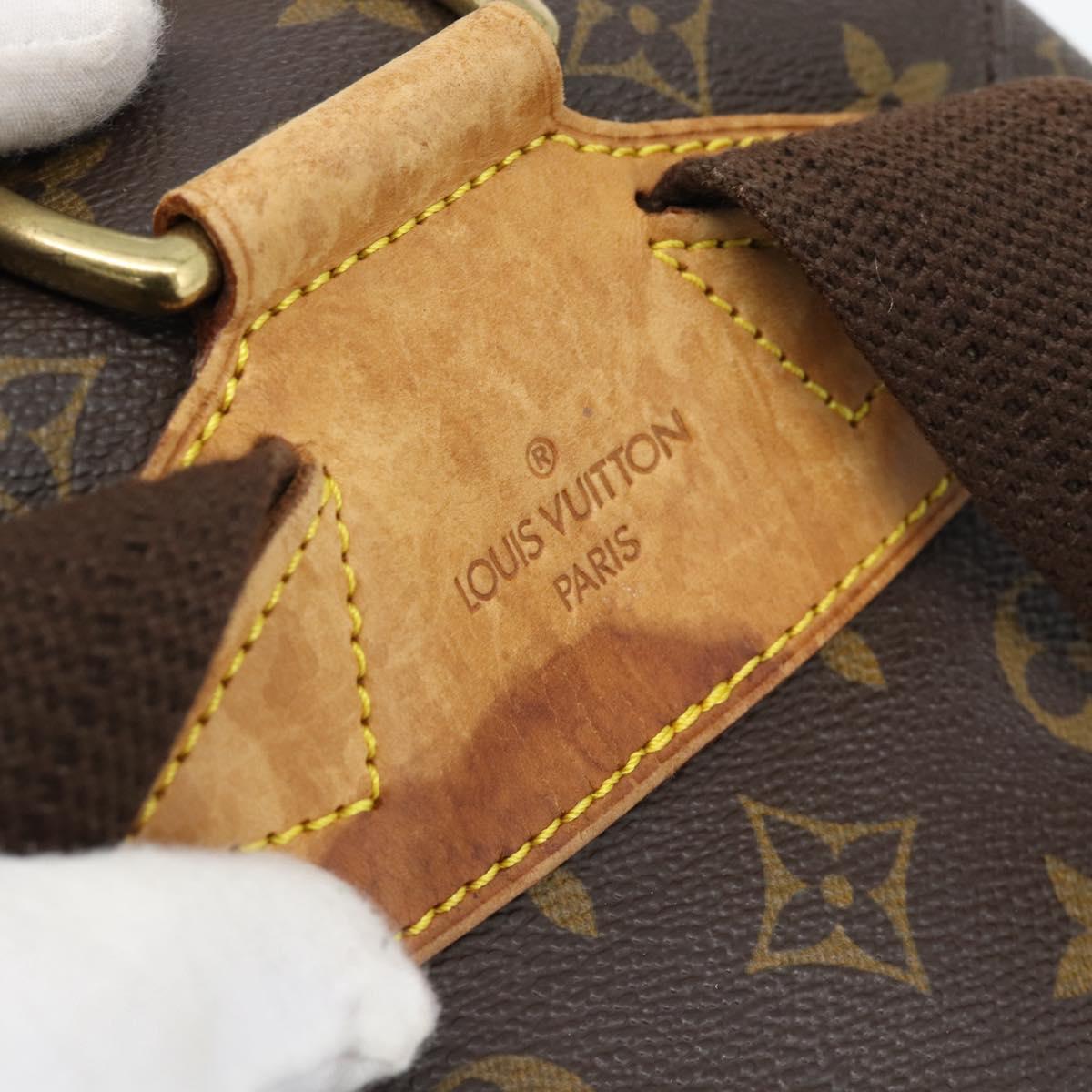 LOUIS VUITTON Monogram Montsouris GM Backpack M51135 LV Auth ka4411