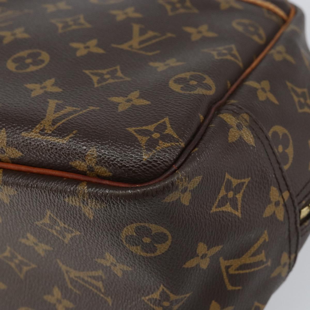 LOUIS VUITTON Monogram Deauville Hand Bag M47270 LV Auth ka442