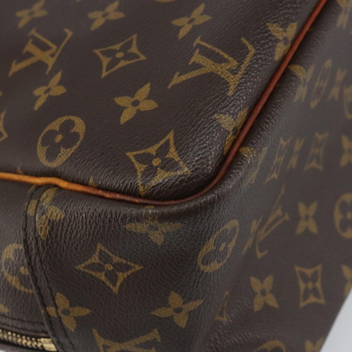 LOUIS VUITTON Monogram Deauville Hand Bag M47270 LV Auth ka442