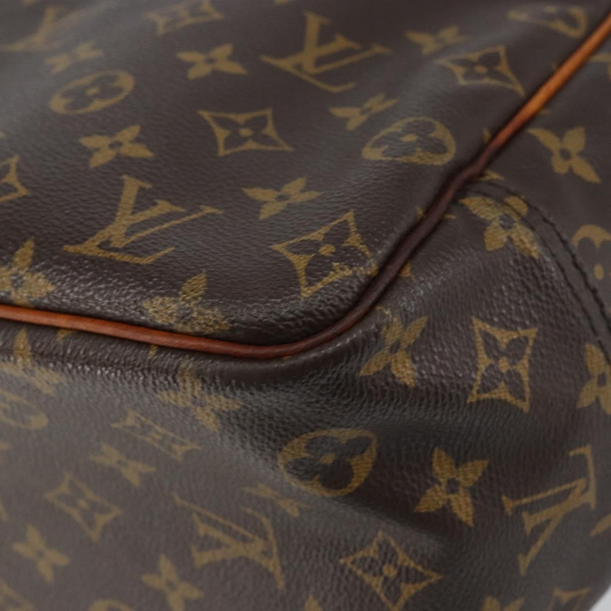 LOUIS VUITTON Monogram Deauville Hand Bag M47270 LV Auth ka442