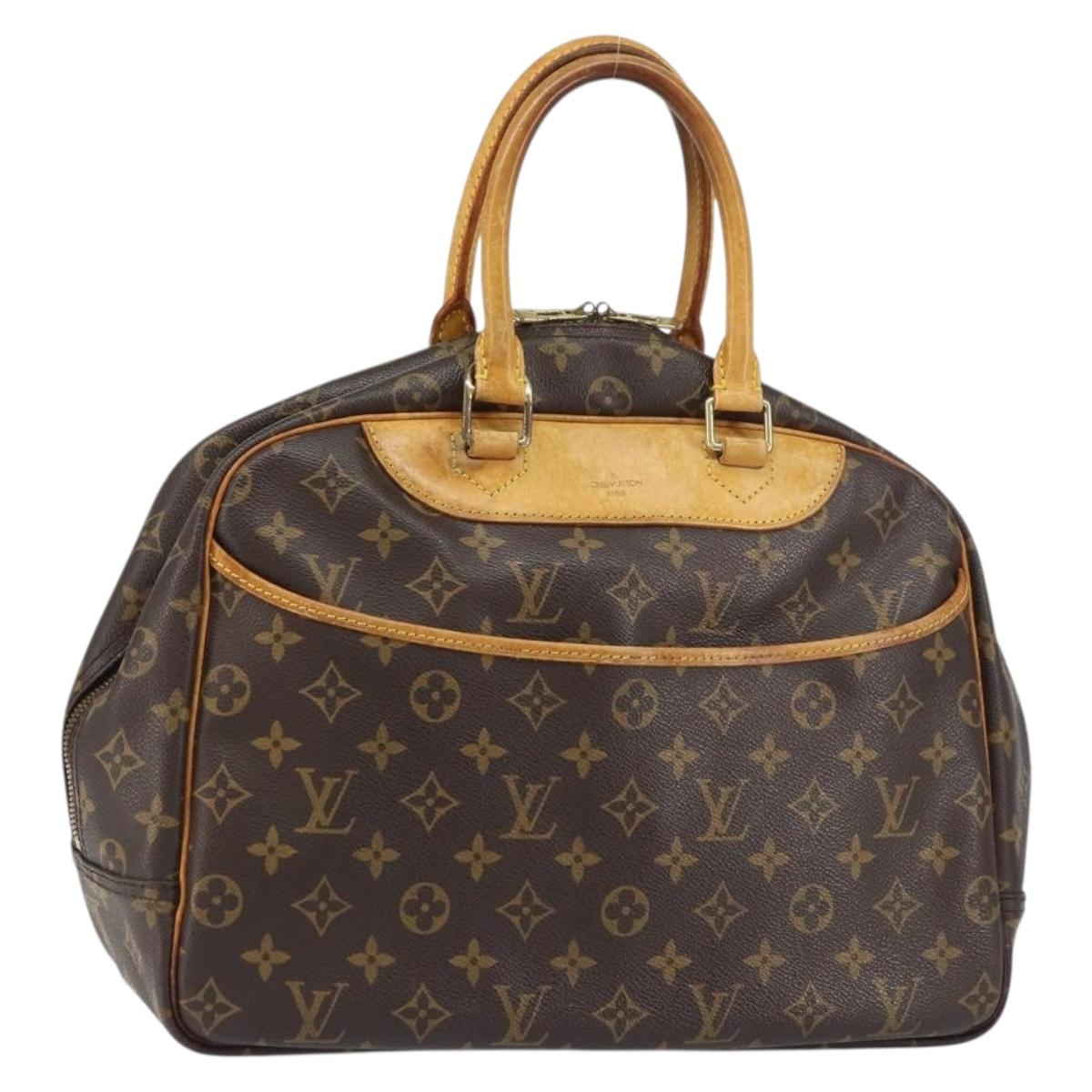 LOUIS VUITTON Monogram Deauville Hand Bag M47270 LV Auth ka442