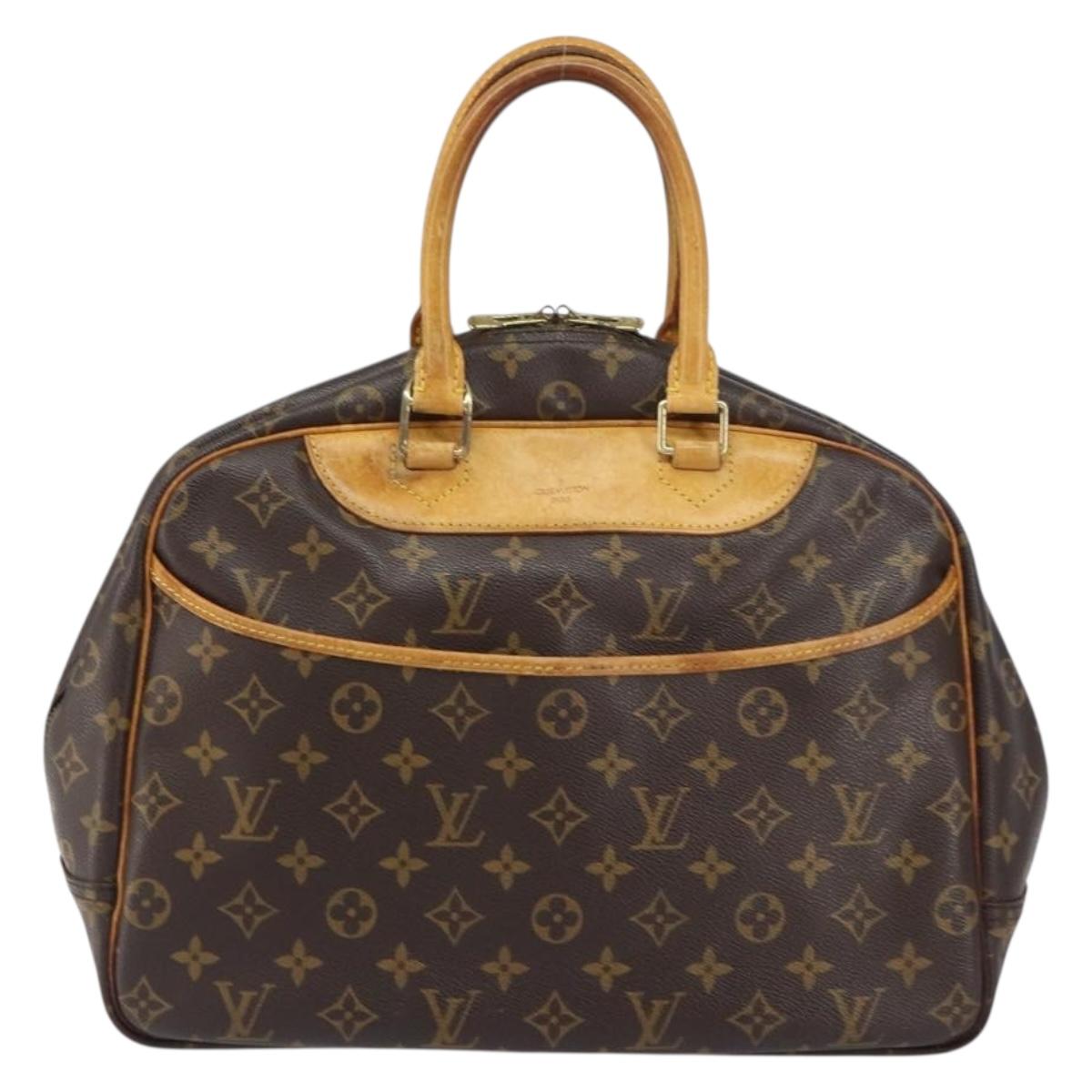 LOUIS VUITTON Monogram Deauville Hand Bag M47270 LV Auth ka442
