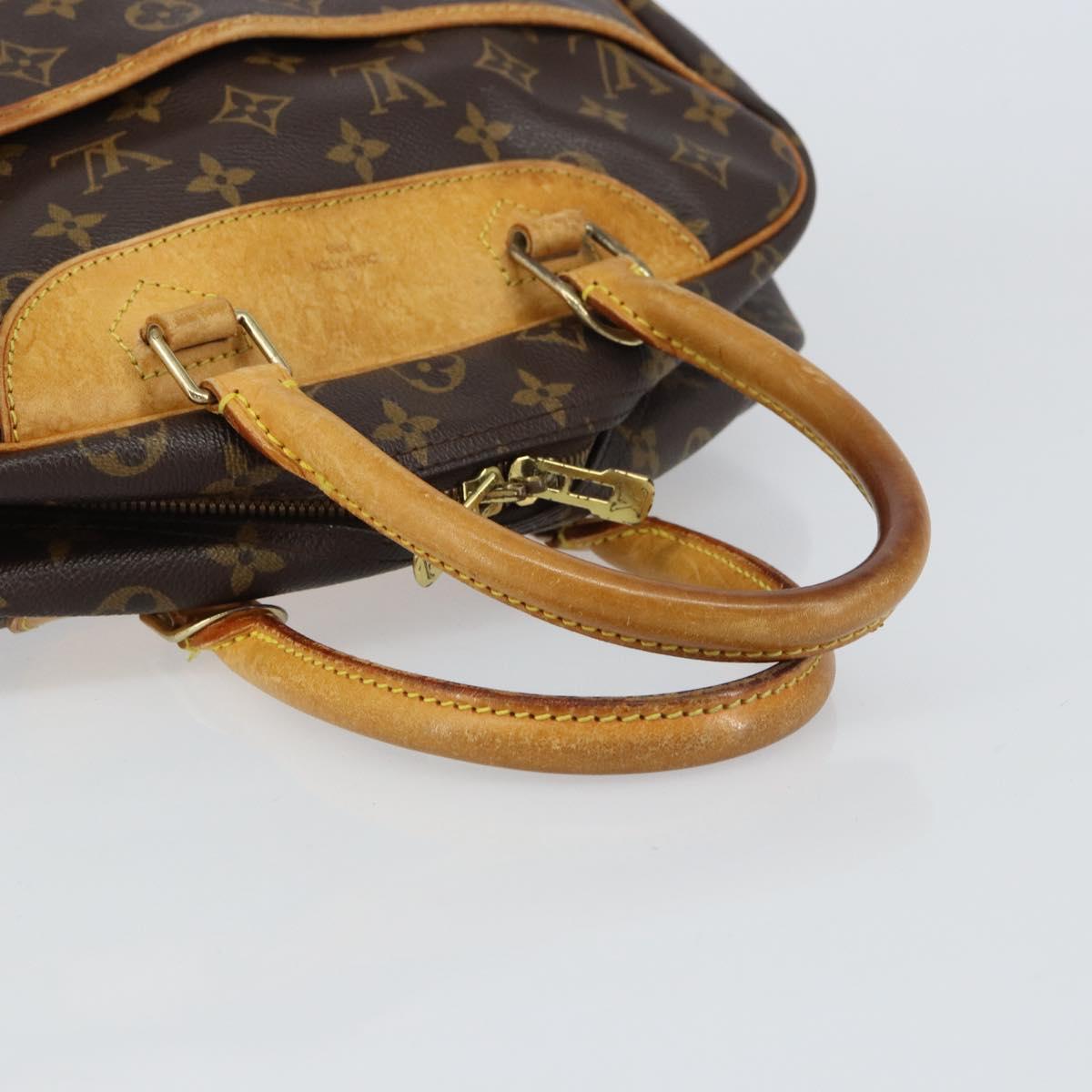 LOUIS VUITTON Monogram Deauville Hand Bag M47270 LV Auth ka442
