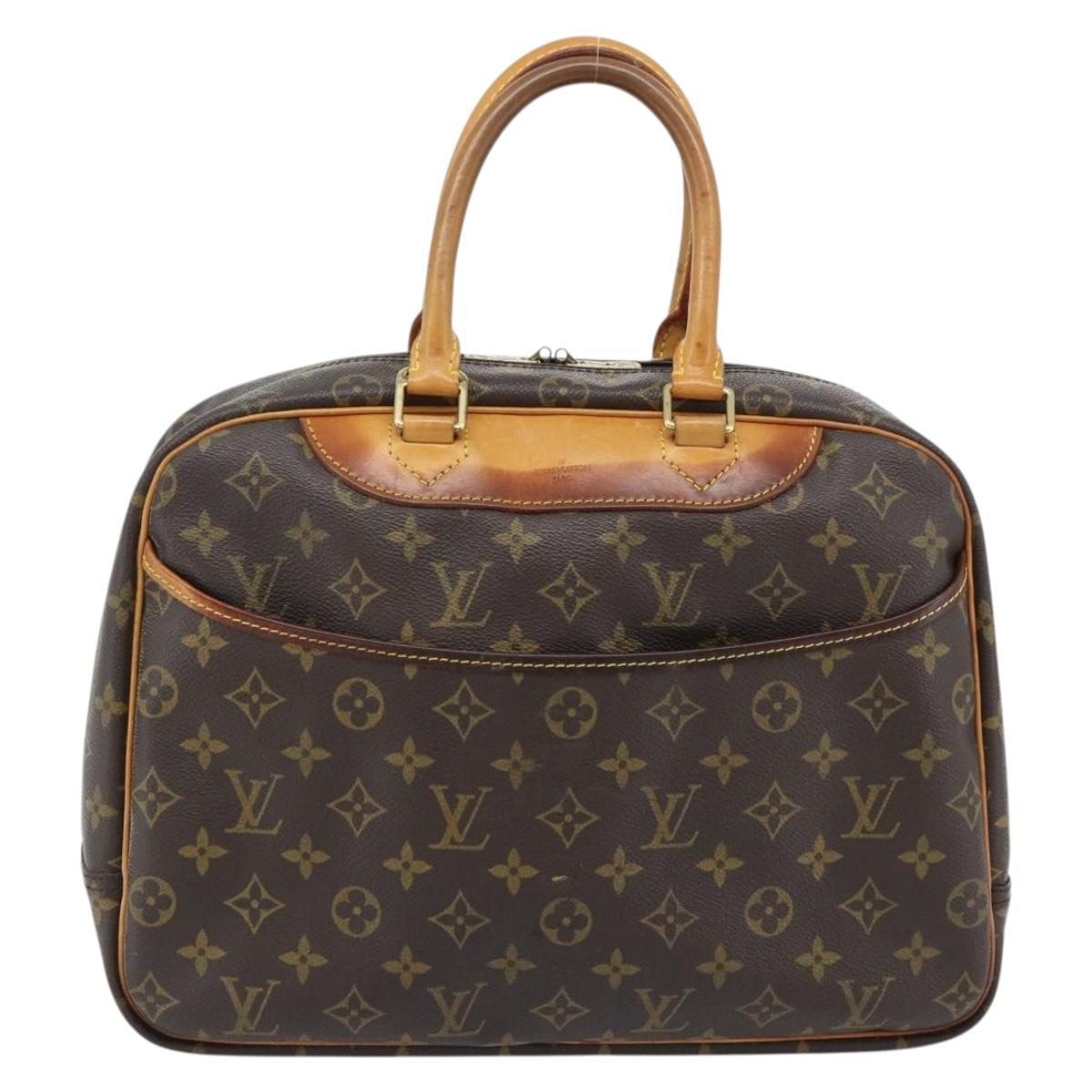 LOUIS VUITTON Monogram Deauville Hand Bag M47270 LV Auth ka4437