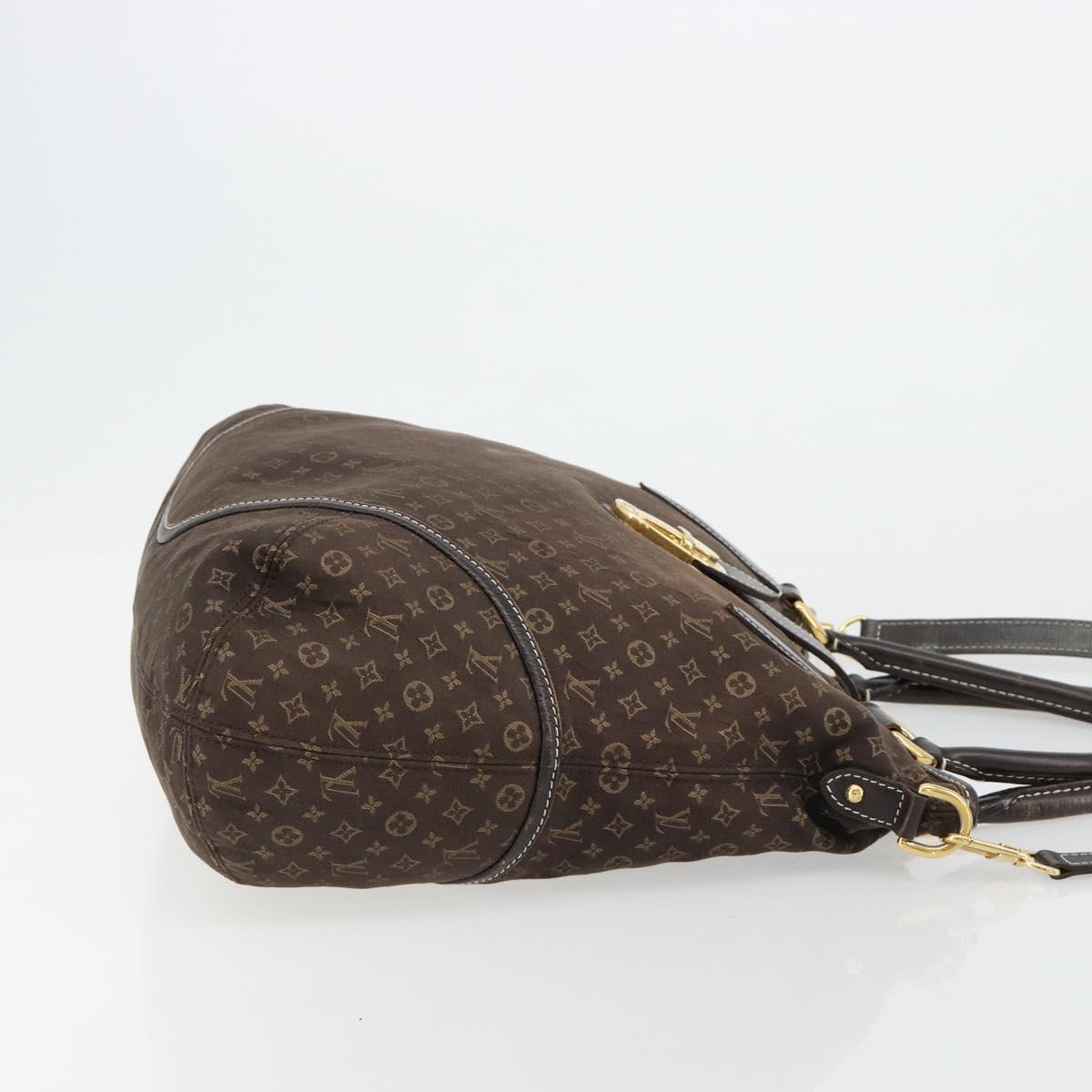 LOUIS VUITTON Monogram Idylle Elegy Hand Bag Black M56696 LV Auth ka4449