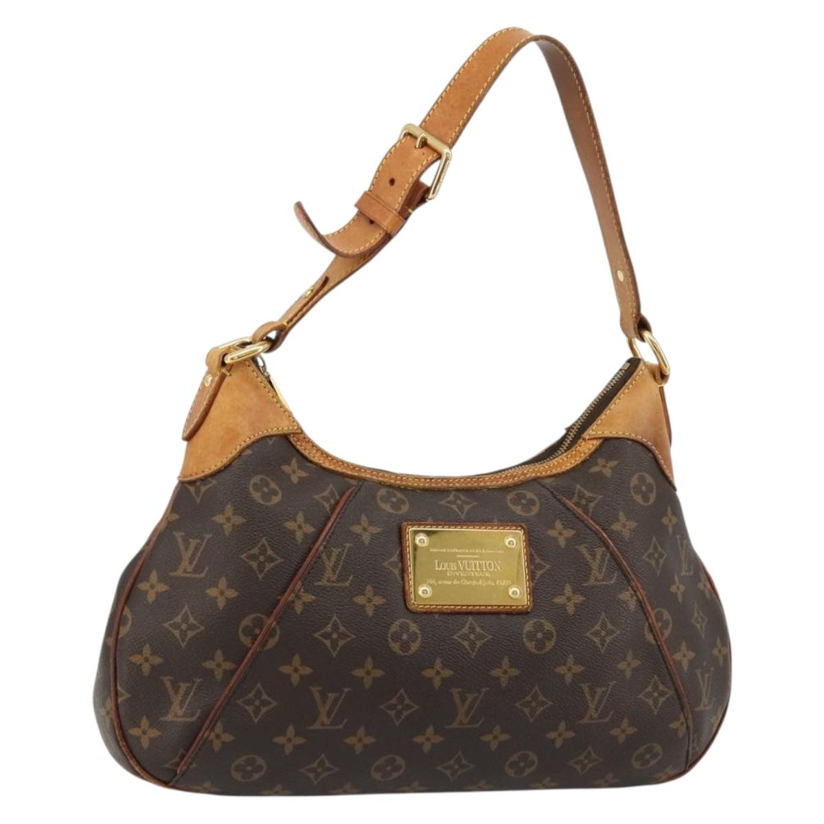 LOUIS VUITTON Monogram Thames GM Shoulder Bag M56383 LV Auth ka4459