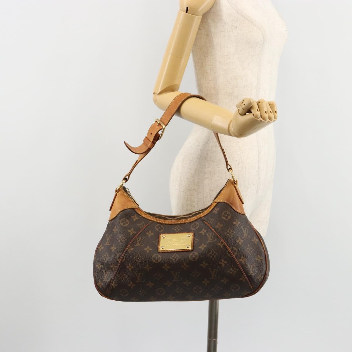 LOUIS VUITTON Monogram Thames GM Shoulder Bag M56383 LV Auth ka4459