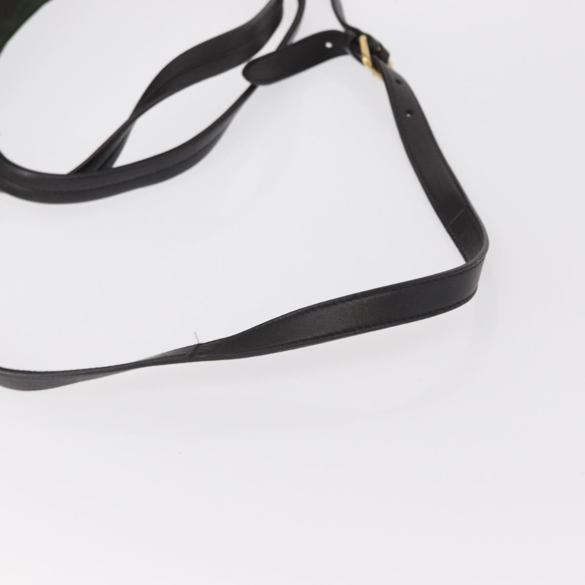 PRADA Hand Bag Nylon 2way Khaki Gold Auth ka447