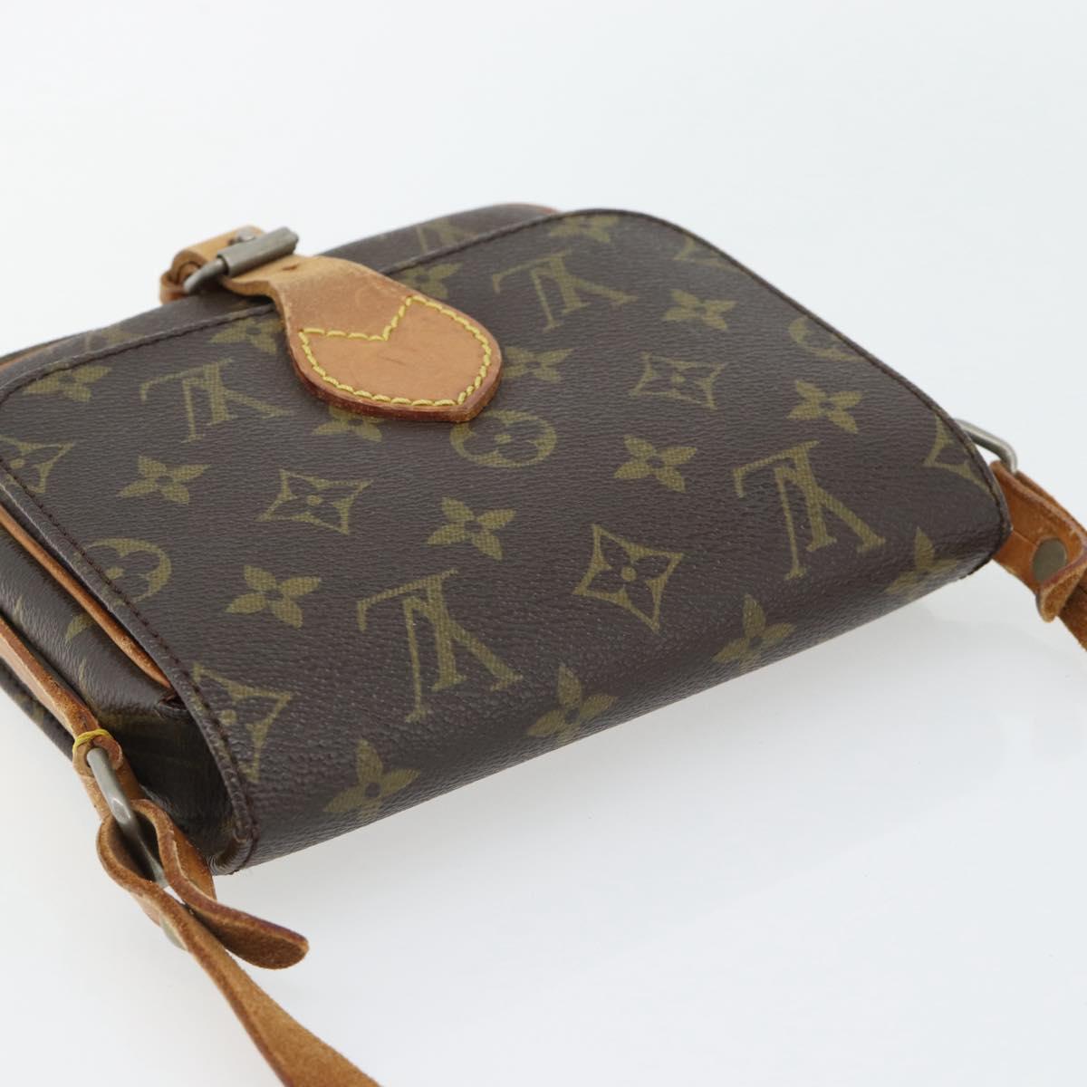 LOUIS VUITTON Monogram Cartouchiere PM Shoulder Bag M51254 LV Auth ka4477