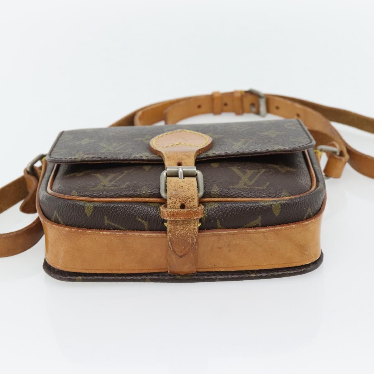 LOUIS VUITTON Monogram Cartouchiere PM Shoulder Bag M51254 LV Auth ka4477