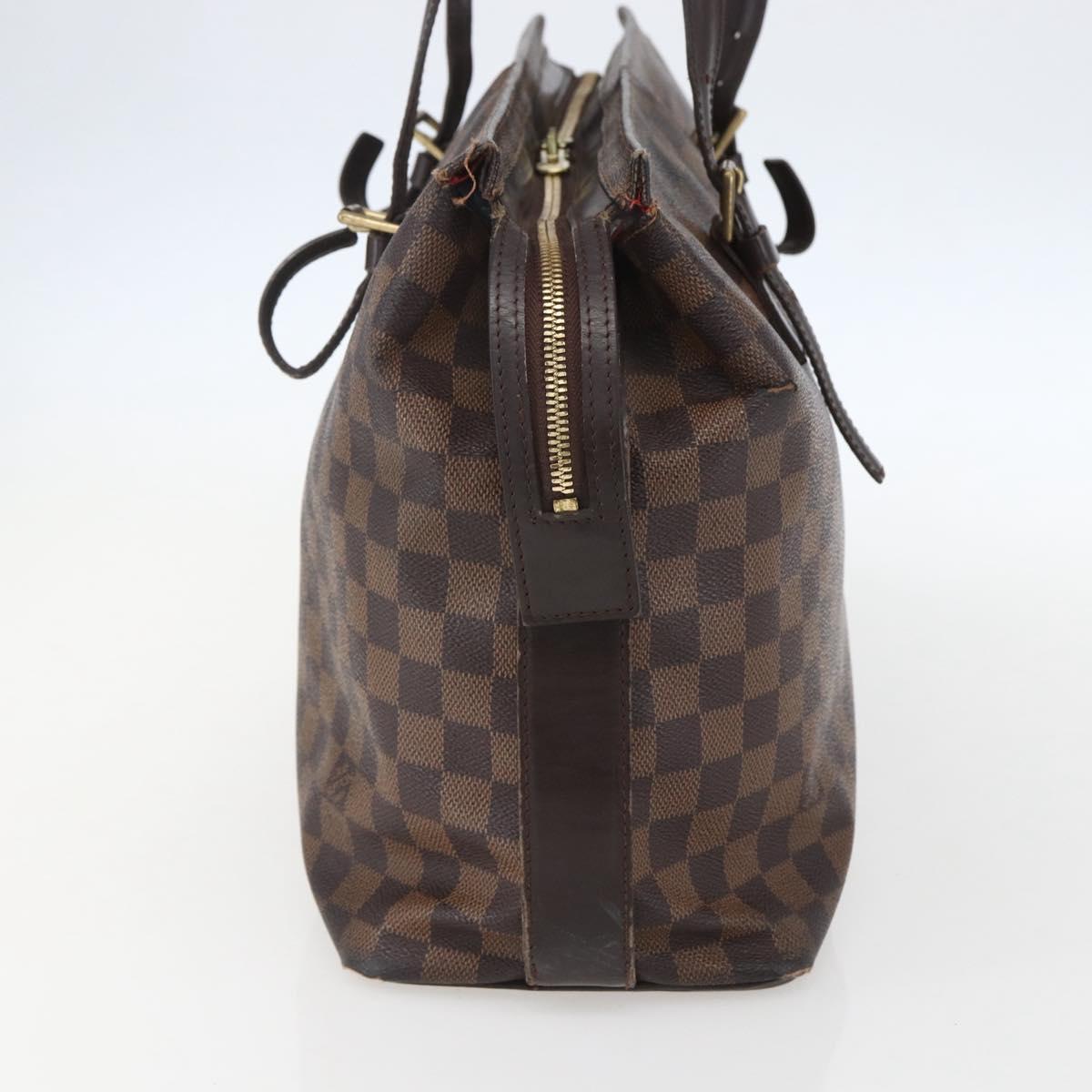 LOUIS VUITTON Damier Ebene Chelsea Tote Bag N51119 LV Auth ka448