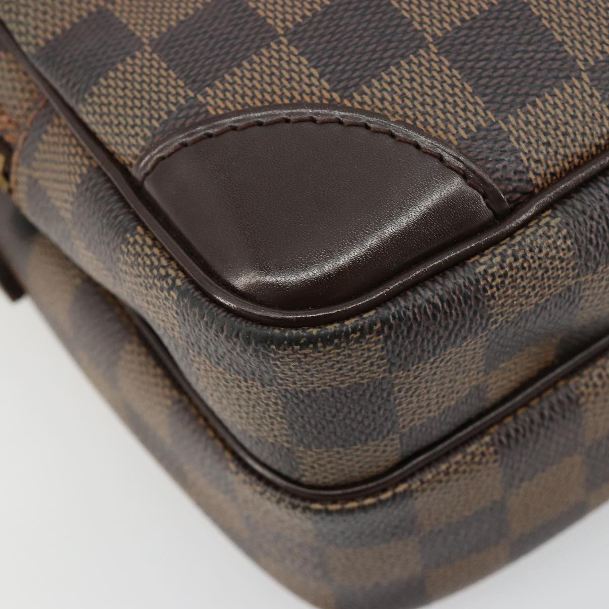 LOUIS VUITTON Damier Ebene Amazon Shoulder Bag SPO N48074 LV Auth ka4499