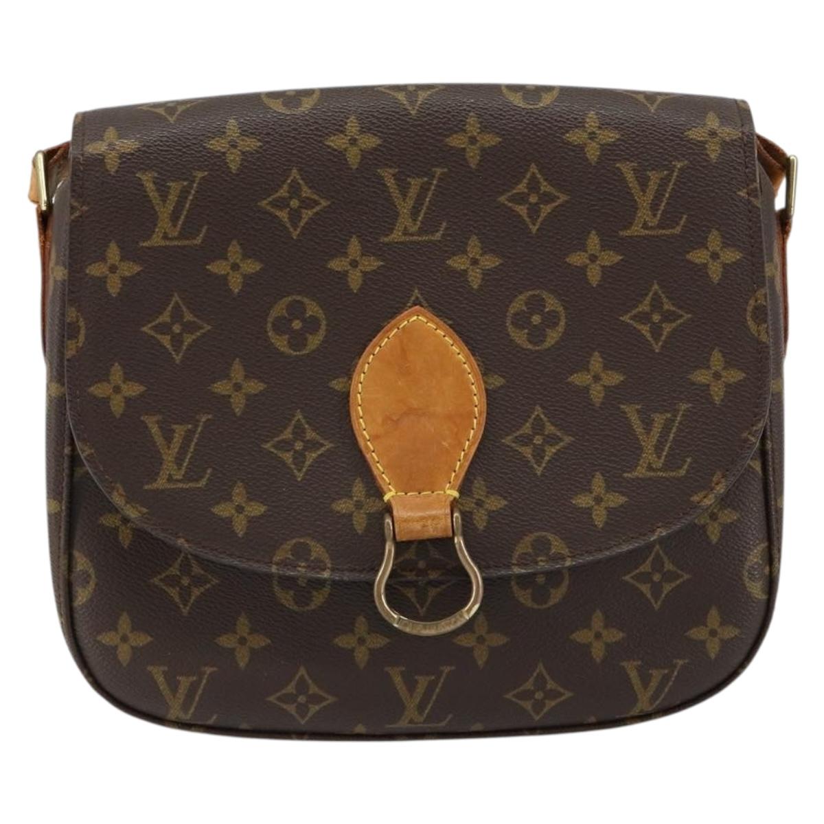 LOUIS VUITTON Monogram Saint Cloud GM Shoulder Bag M51242 LV Auth ka450