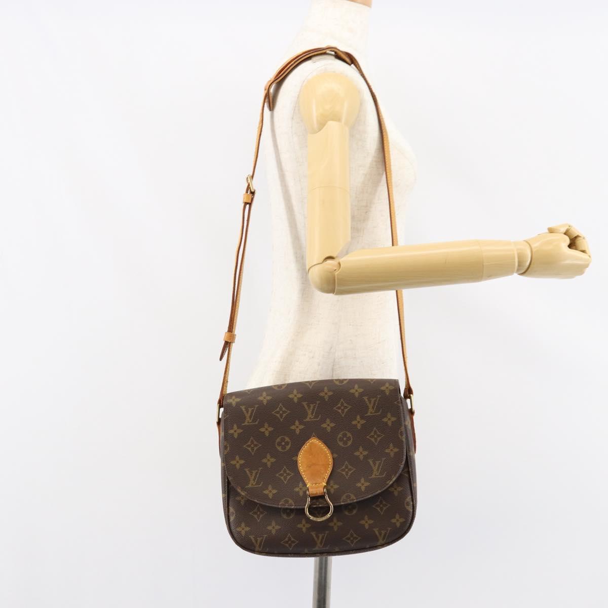 LOUIS VUITTON Monogram Saint Cloud GM Shoulder Bag M51242 LV Auth ka450