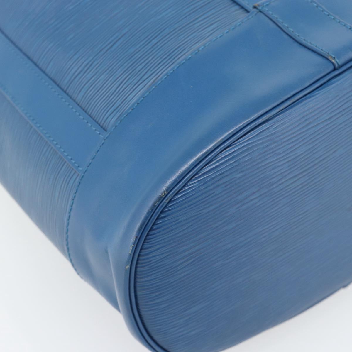 LOUIS VUITTON Epi Randonnee PM Shoulder Bag Blue M52355 LV Auth ka4516A