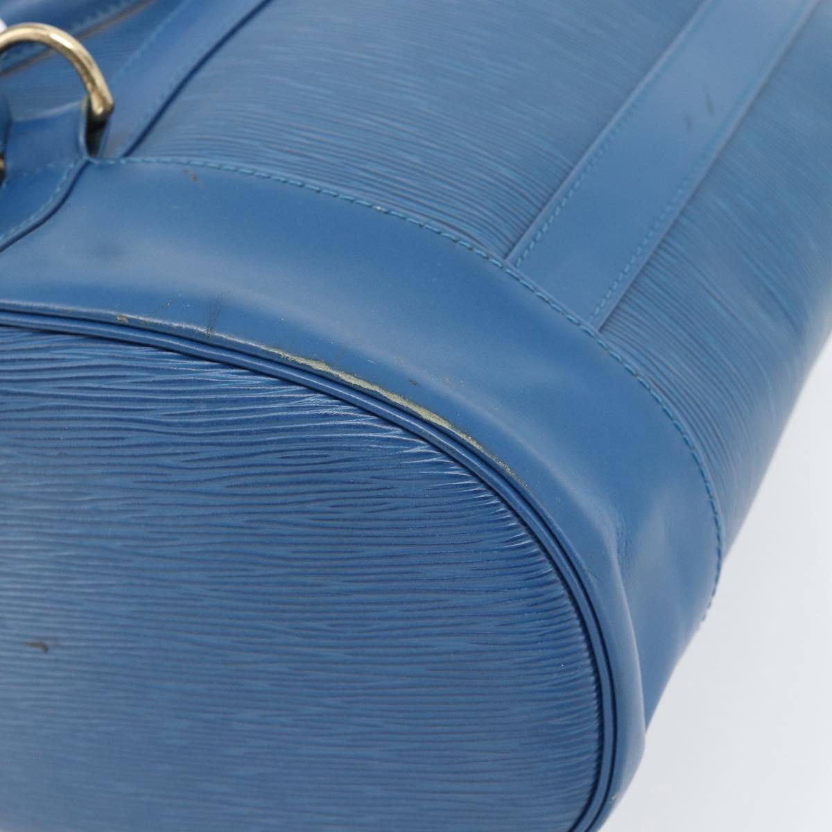 LOUIS VUITTON Epi Randonnee PM Shoulder Bag Blue M52355 LV Auth ka4516A