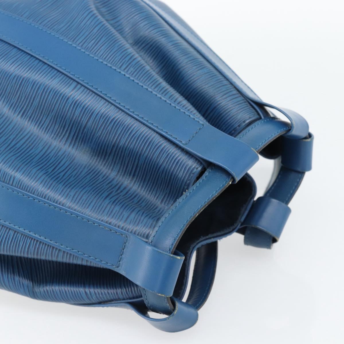 LOUIS VUITTON Epi Randonnee PM Shoulder Bag Blue M52355 LV Auth ka4516A