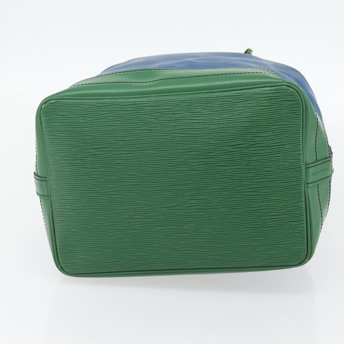 LOUIS VUITTON Epi Noe Shoulder Bag Bicolor Green Blue M44044 LV Auth ka4518