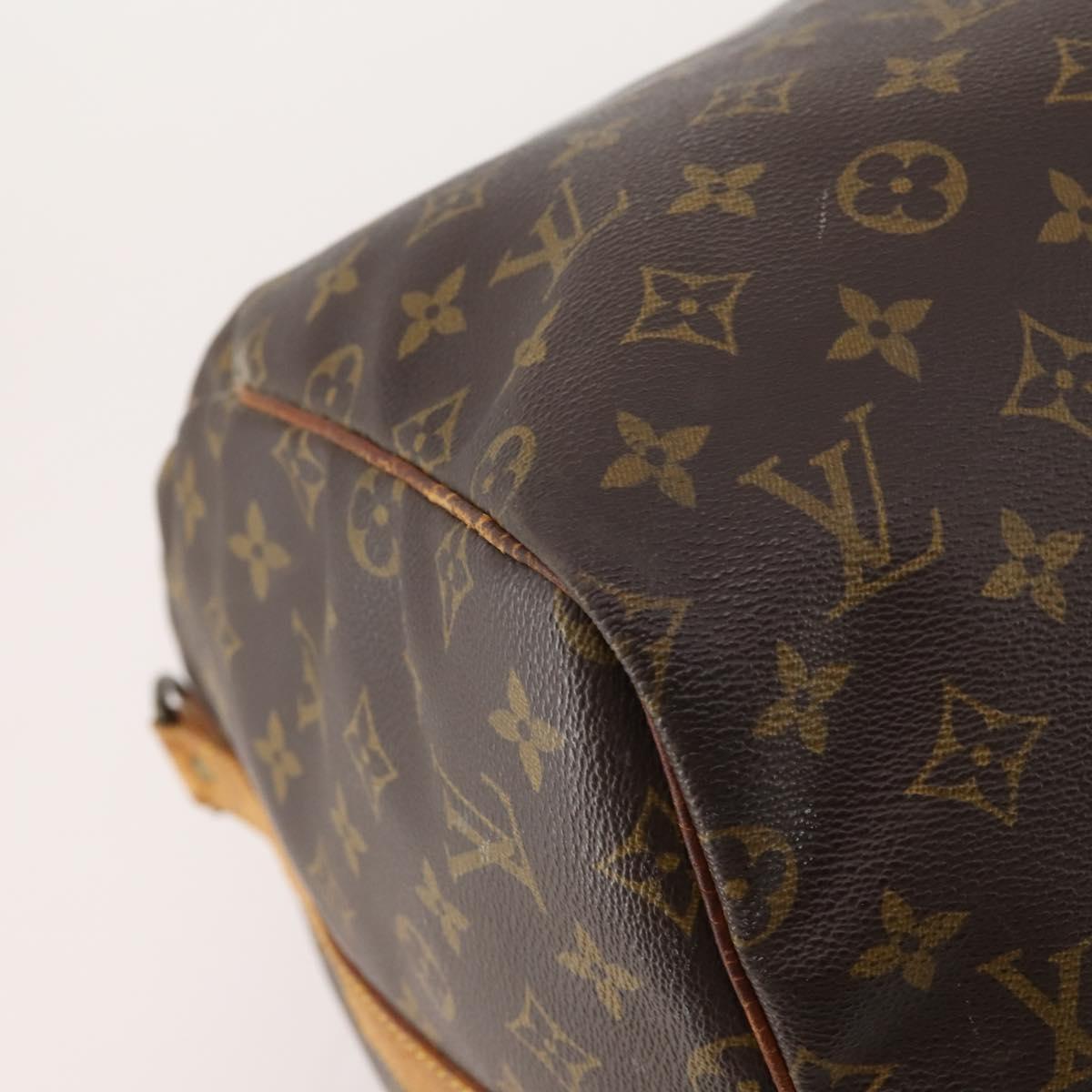 LOUIS VUITTON Monogram Keepall Bandouliere 55 Boston Bag M41414 LV Auth ka4532