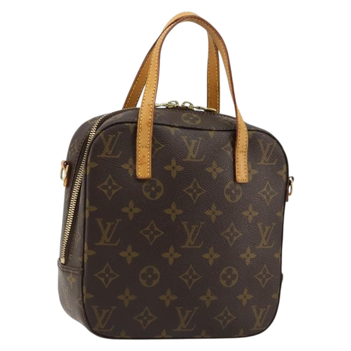 LOUIS VUITTON Monogram Spontini Hand Bag M47500 LV Auth ka4538