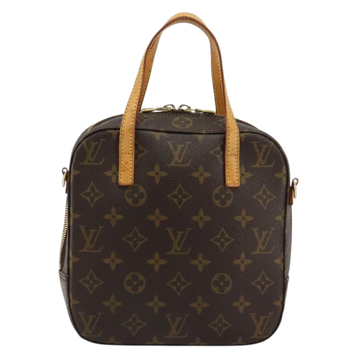 LOUIS VUITTON Monogram Spontini Hand Bag M47500 LV Auth ka4538