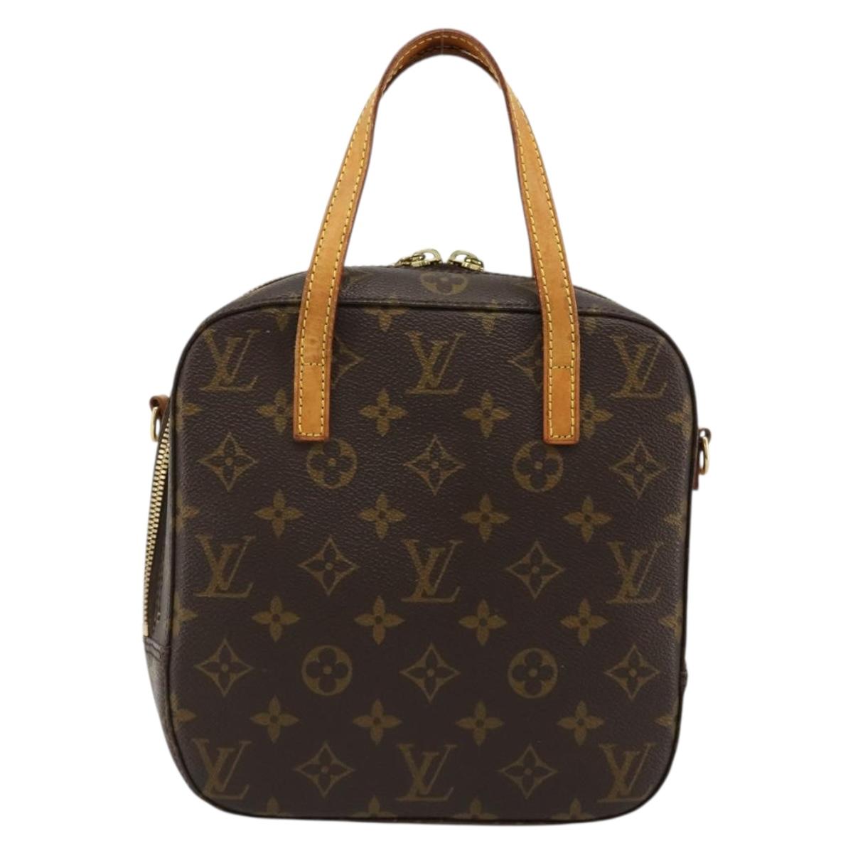 LOUIS VUITTON Monogram Spontini Hand Bag M47500 LV Auth ka4538