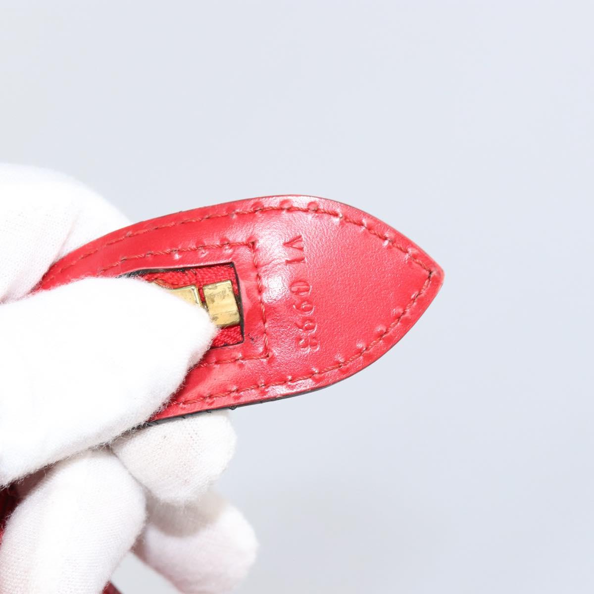 LOUIS VUITTON Epi Saint Jacques Shopping Shoulder Bag Red M52277 LV Auth ka454