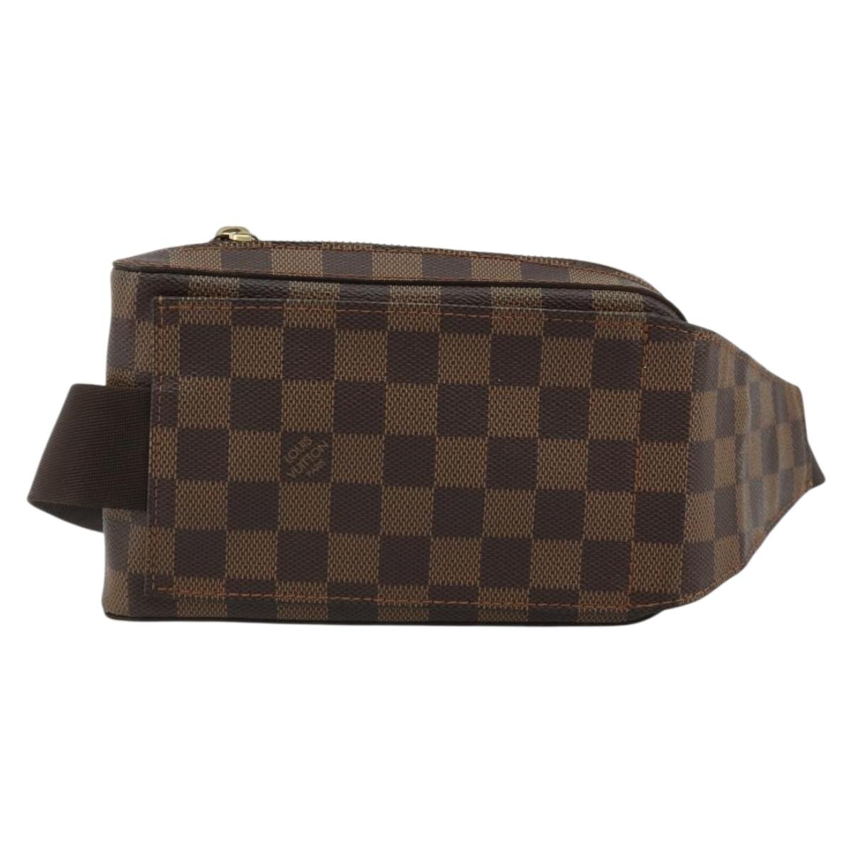 LOUIS VUITTON Damier Ebene Geronimos Shoulder Bag N51994 LV Auth ka4546A