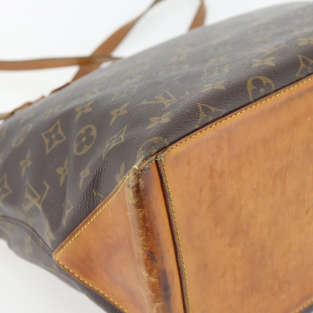 LOUIS VUITTON Monogram Cabas Mezzo Tote Bag M51151 LV Auth ka4550