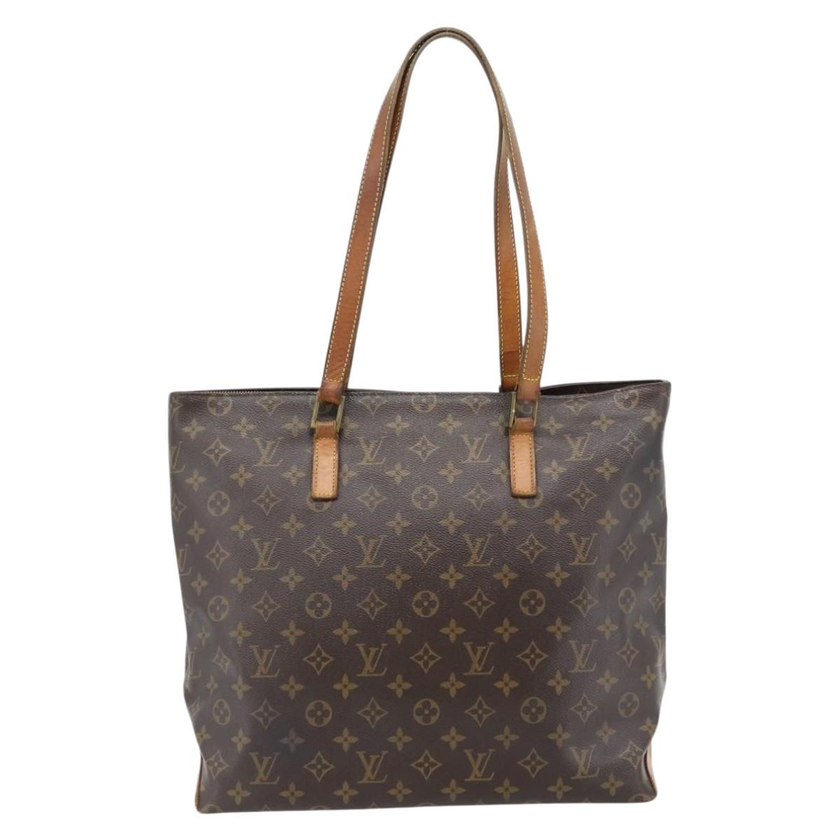 LOUIS VUITTON Monogram Cabas Mezzo Tote Bag M51151 LV Auth ka4550