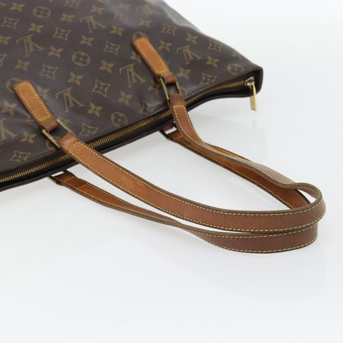 LOUIS VUITTON Monogram Cabas Mezzo Tote Bag M51151 LV Auth ka4550