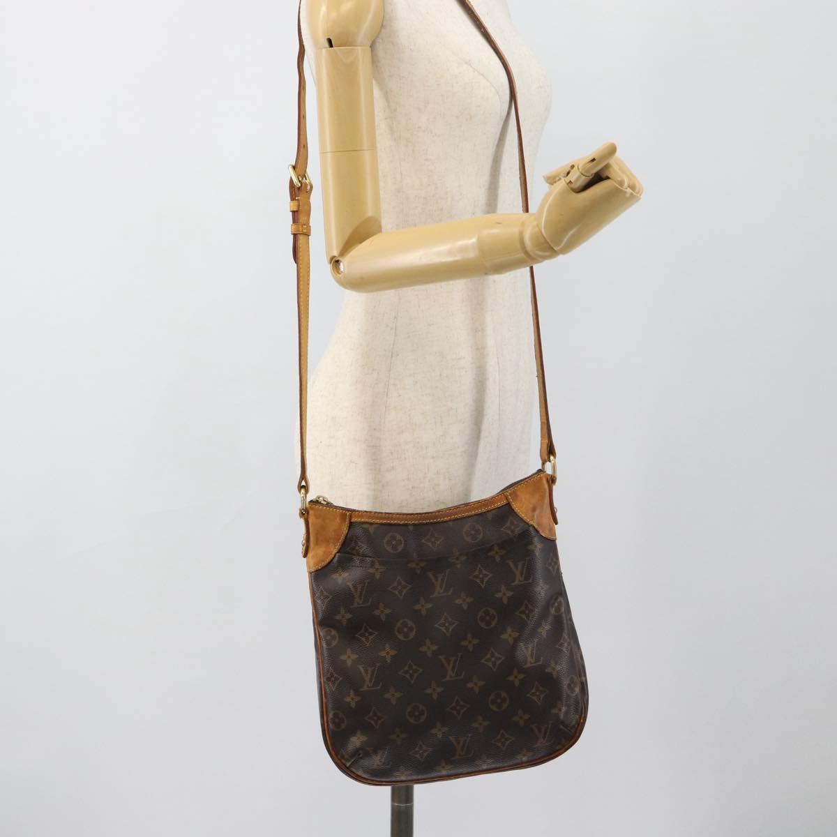 LOUIS VUITTON Monogram Odeon PM Shoulder Bag M56390 LV Auth ka4559