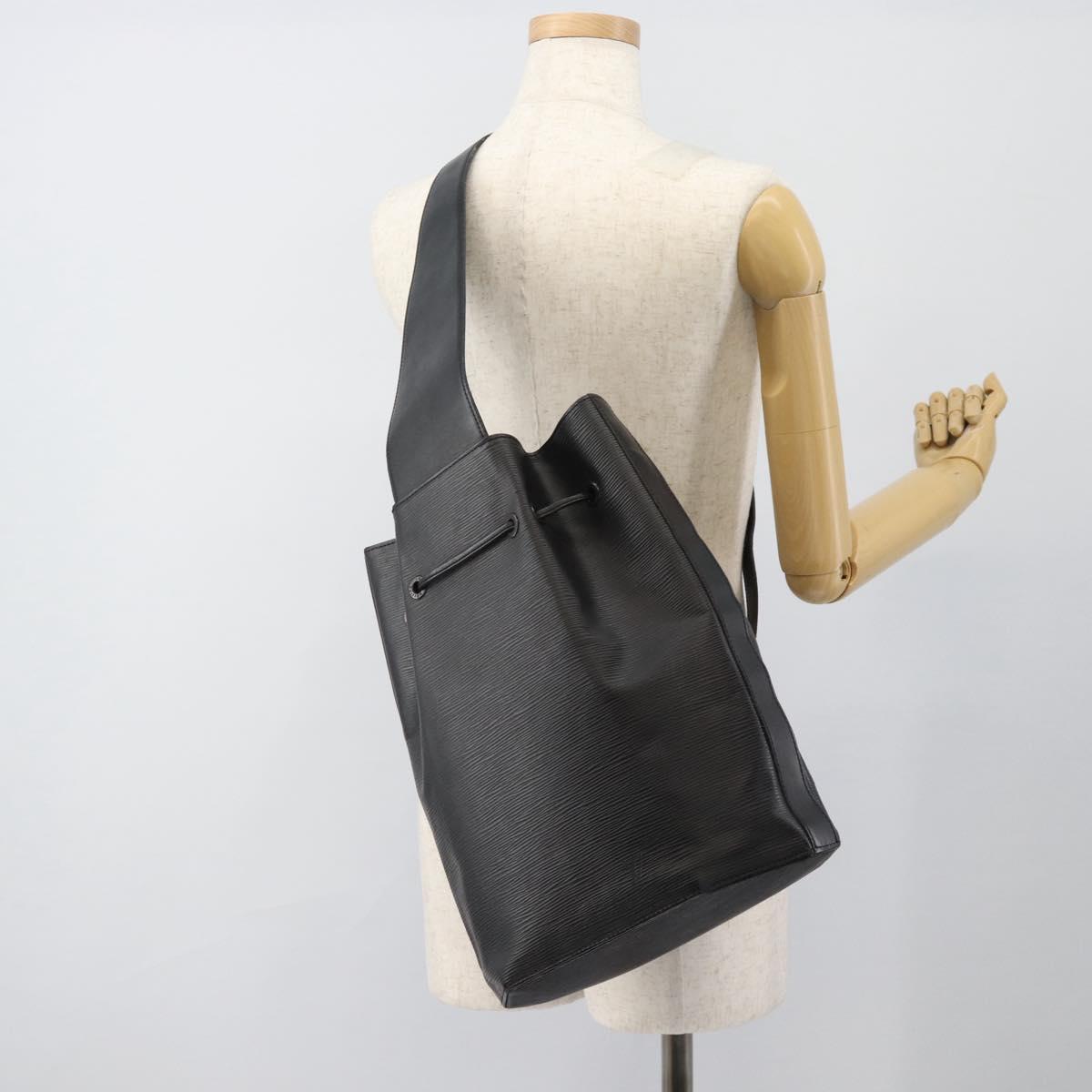 LOUIS VUITTON Epi Sac A Dos Shoulder Bag Black M80153 LV Auth ka4567