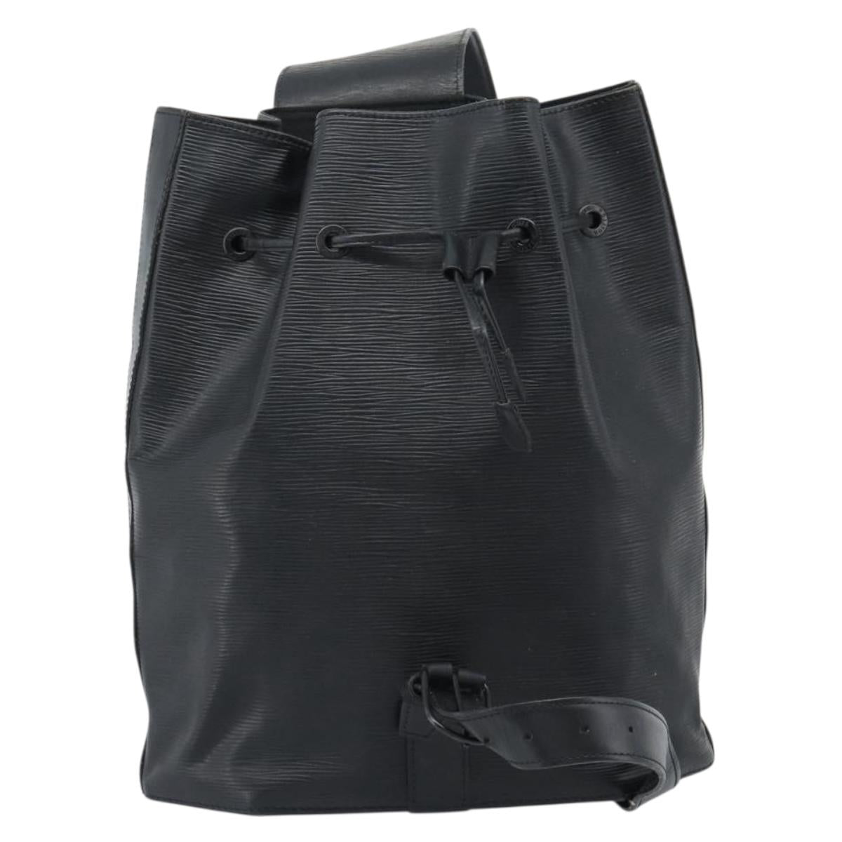LOUIS VUITTON Epi Sac A Dos Shoulder Bag Black M80153 LV Auth ka4567