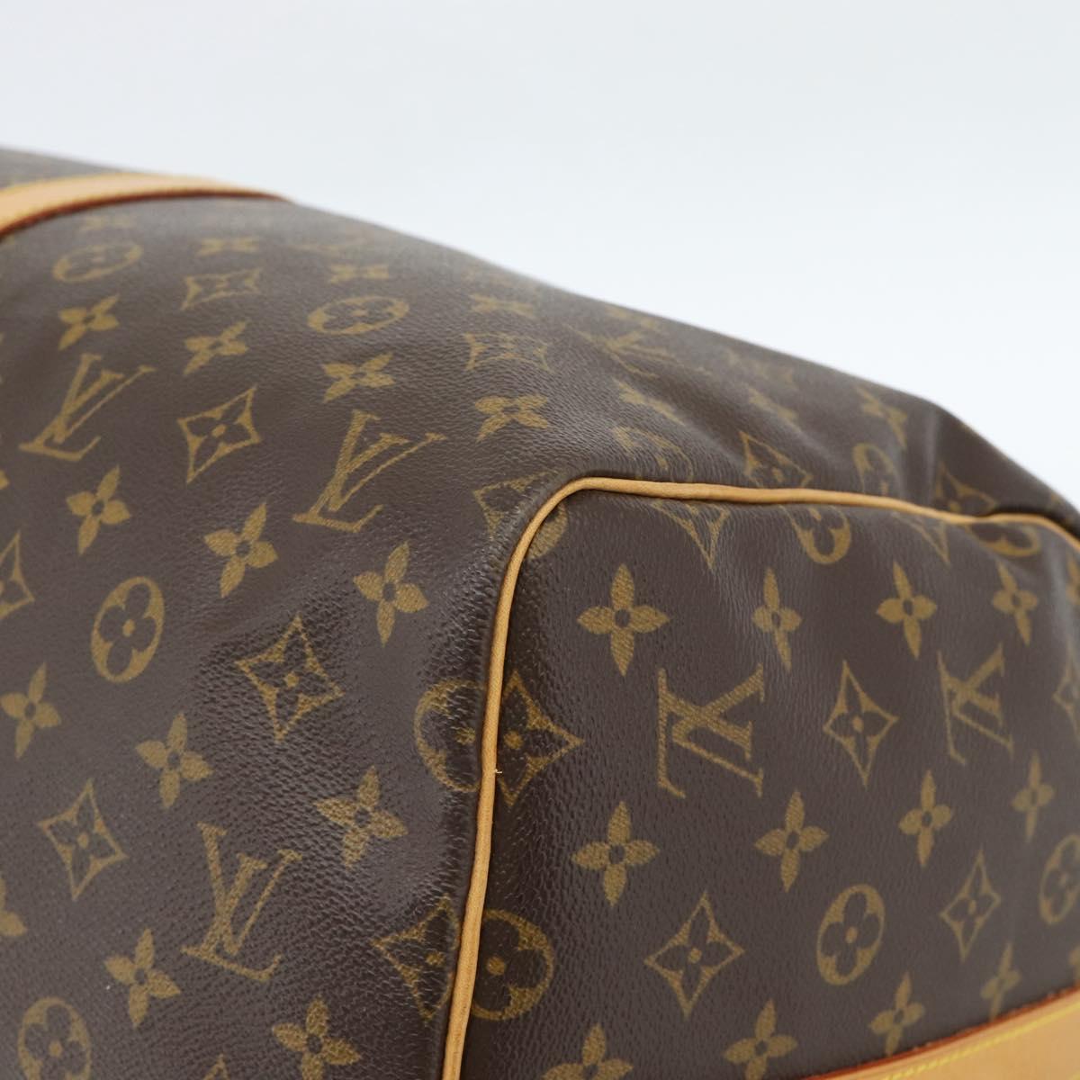 LOUIS VUITTON Monogram Keepall Bandouliere 55 Boston Bag M41414 LV Auth ka4586A
