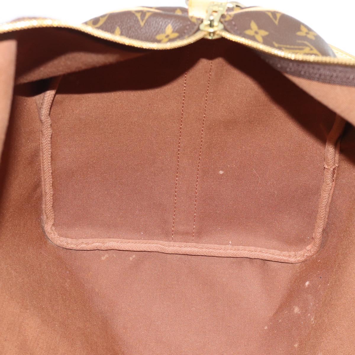 LOUIS VUITTON Monogram Keepall Bandouliere 55 Boston Bag M41414 LV Auth ka4586A