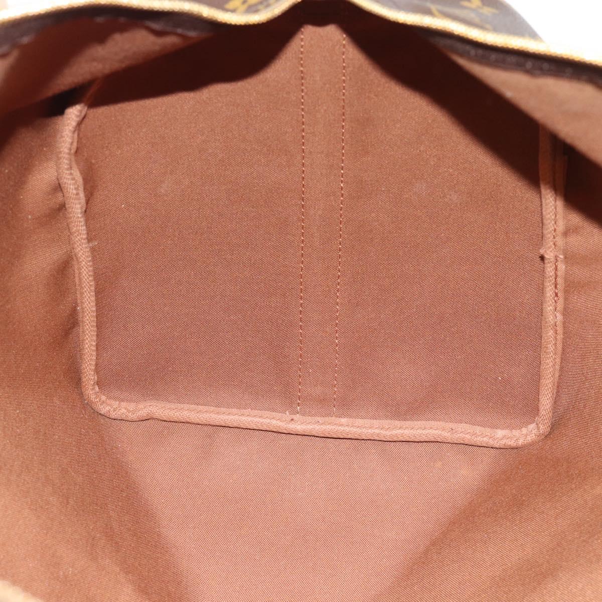 LOUIS VUITTON Monogram Keepall Bandouliere 55 Boston Bag M41414 LV Auth ka4586A