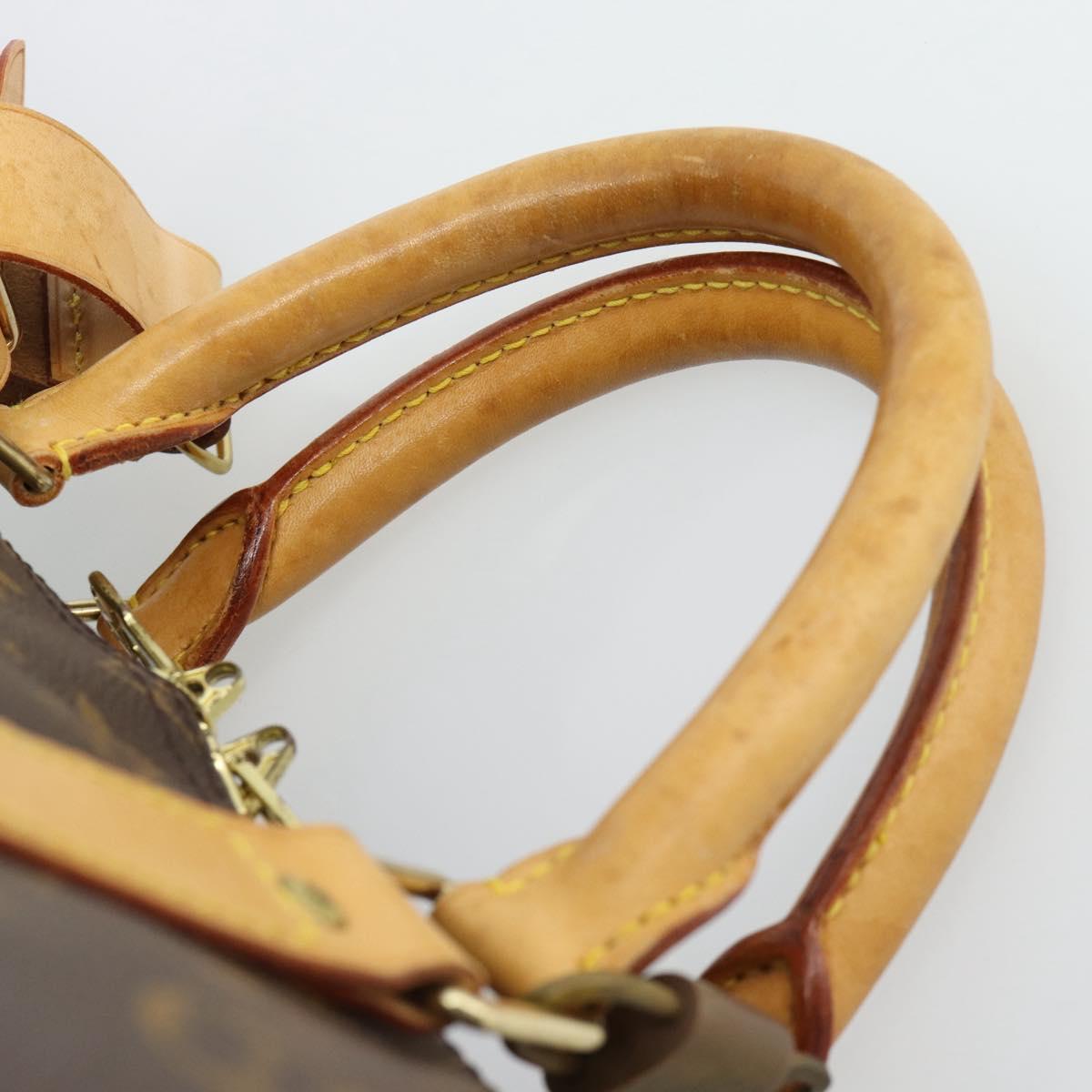 LOUIS VUITTON Monogram Keepall Bandouliere 55 Boston Bag M41414 LV Auth ka4586A