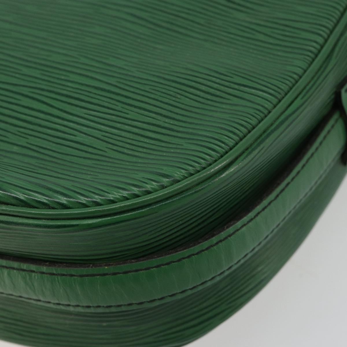 LOUIS VUITTON Epi Jeune Fille MM Shoulder Bag Green M52154 LV Auth ka4596