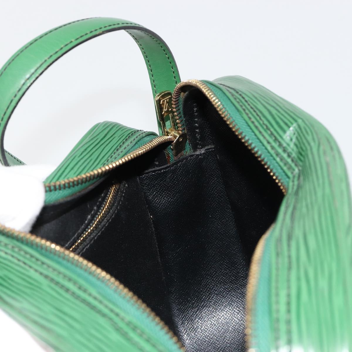 LOUIS VUITTON Epi Jeune Fille MM Shoulder Bag Green M52154 LV Auth ka4596