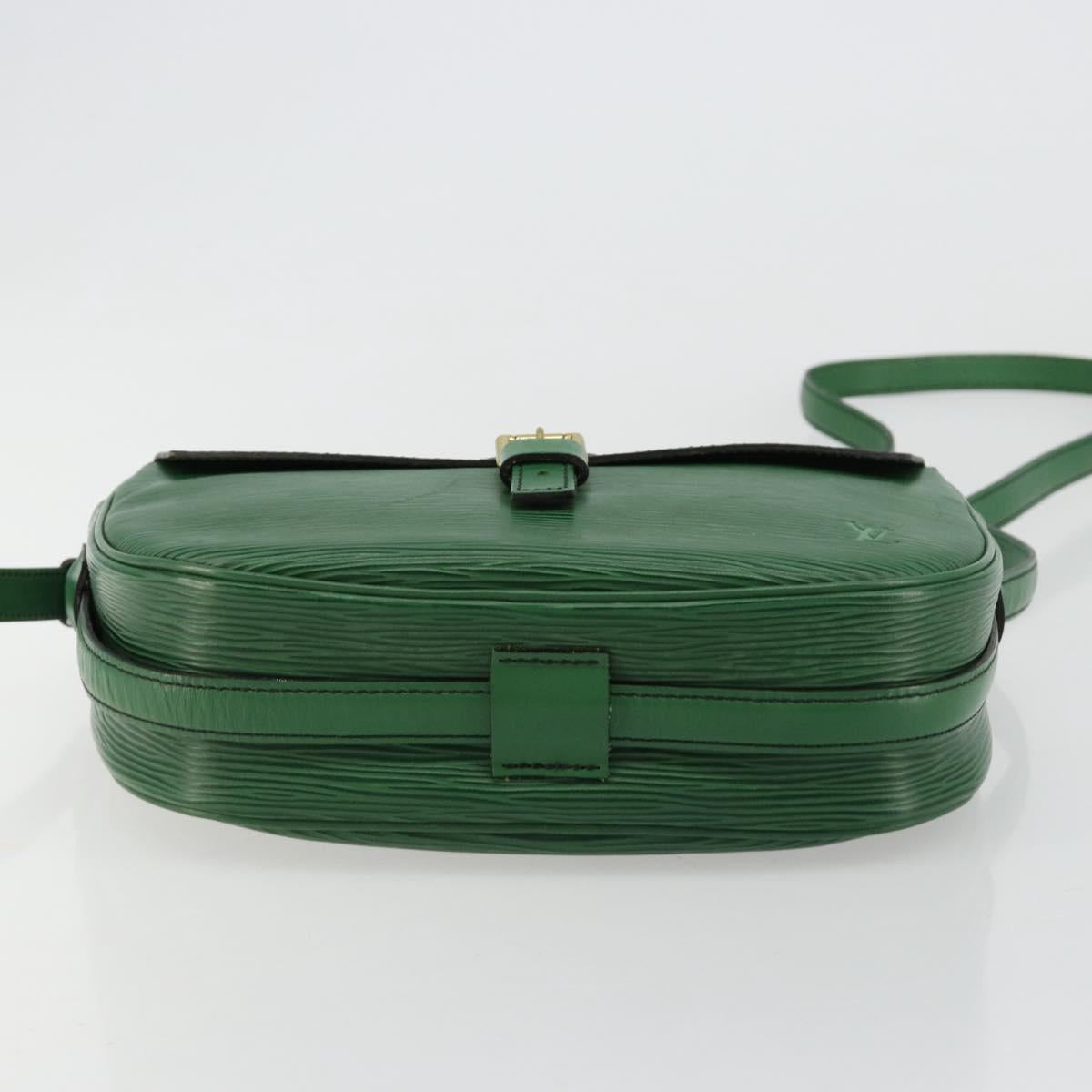 LOUIS VUITTON Epi Jeune Fille MM Shoulder Bag Green M52154 LV Auth ka4596