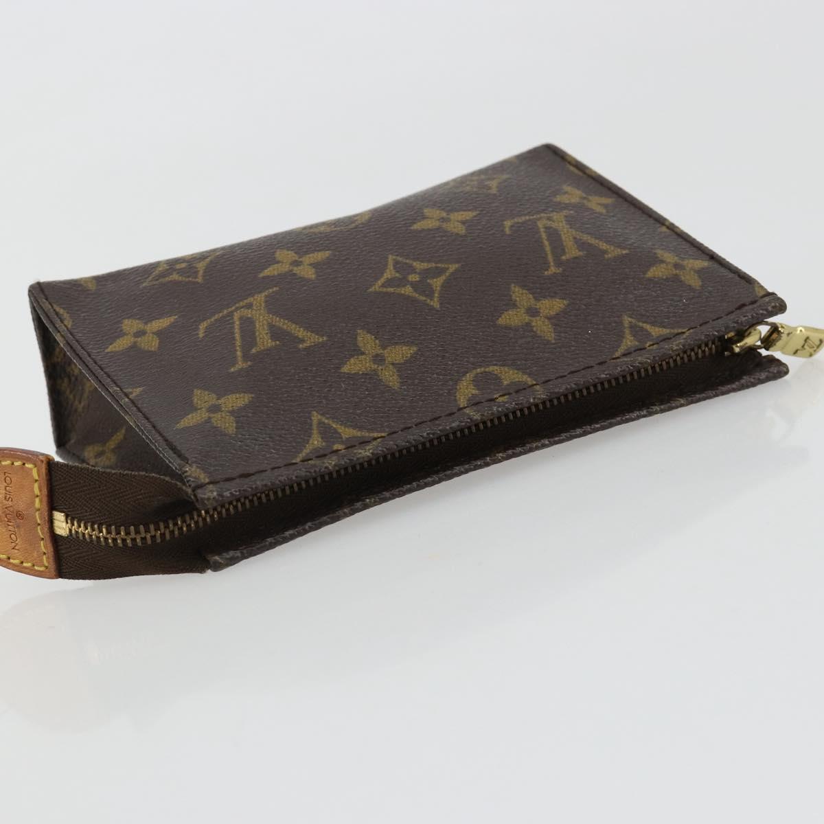 LOUIS VUITTON Monogram Poche Toilette 15 Pouch M47546 LV Auth ka4599